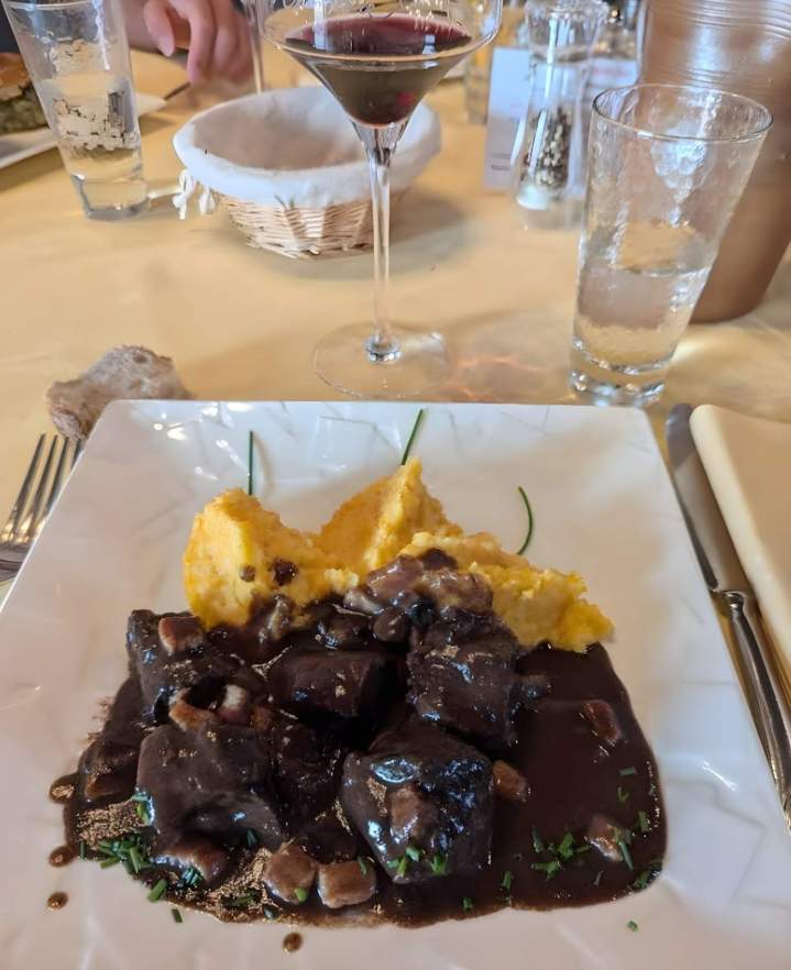 Boeuf bourguignon Chambolle-Musigny