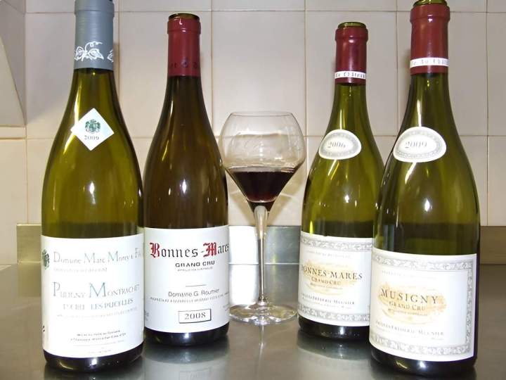 Burgundy wine range Chambolle-Musigny