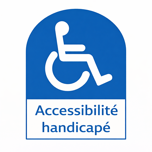 Logo accessibilité handicapé